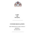 Customs (Regulations) Act